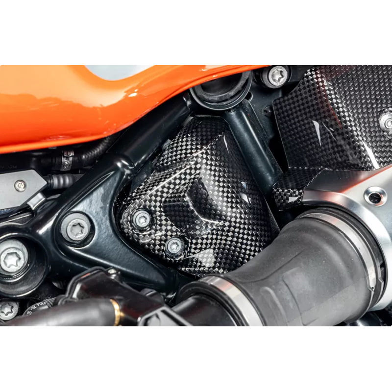 Cache de dégazage de réservoir Ilmberger BMW R 12 NineT - carbone image 1
