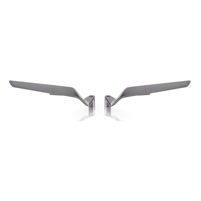 Stealth rearview mirror - Anodized Thunder grey Rizoma picture 1 Stealth rearview mirror - Anodized Thunder grey Rizoma picture 1