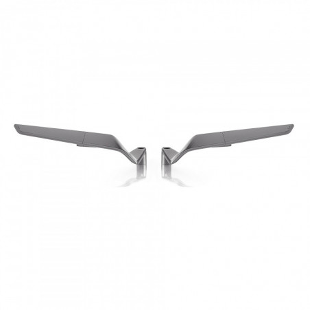 Stealth rearview mirror - Anodized Thunder grey Rizoma picture 1