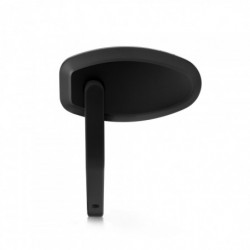 Reverse Retro Mirror - Black Anodized, Rizoma Dual-Position picture 1