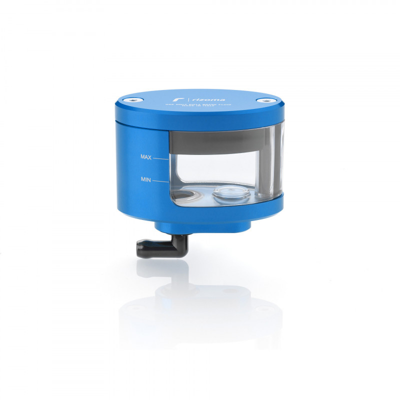 Front brake fluid reservoir CT127U Rizoma - blue picture 1