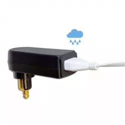 Adaptateur de fiche USB pivotant BAAS USB9 - noir image 3