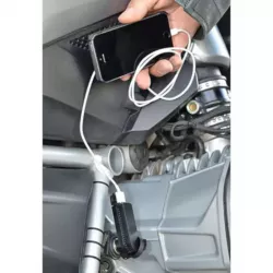 Adaptateur de fiche USB pivotant BAAS USB9 - noir image 4