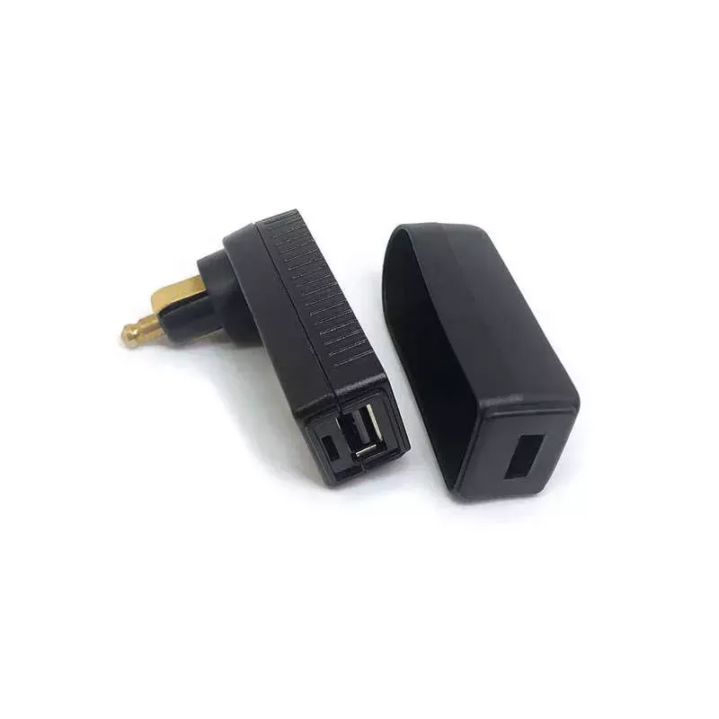 Adaptateur de fiche USB pivotant BAAS USB9 - noir image 1 Adaptateur de fiche USB pivotant BAAS USB9 - noir image 1