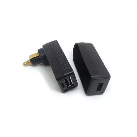 BAAS USB9 swivel USB plug adapter - black picture 1