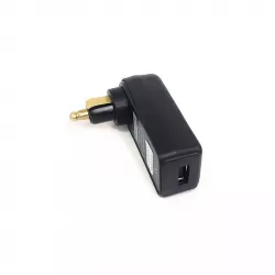 Adaptateur de fiche USB pivotant BAAS USB9 - noir image 2