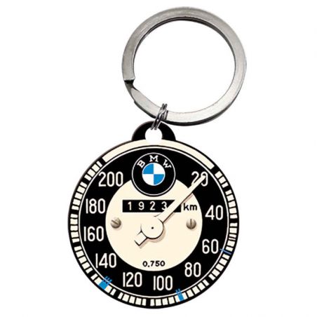 Porte-clés Tachymètre BMW, rond - Nostalgic Art