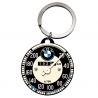 Porte-clés Tachymètre BMW, rond - Nostalgic Art