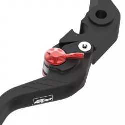Short folding clutch and brake lever Evotech Performance Yamaha Tracer 7 (2021+) picture 2