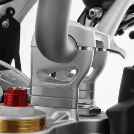 Wunderlich handlebar riser BMW R NineT & K 1600 - 20mm - silver picture 1