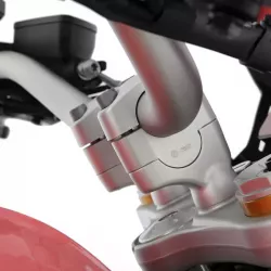 Rehausseur de guidon 20mm Wunderlich BMW R 12 & R12 NineT - argent image 2