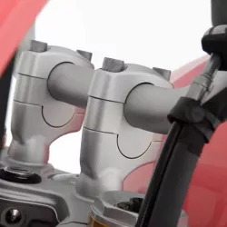 Handlebar riser 20mm Wunderlich BMW R 12 & R12 NineT - silver picture 1