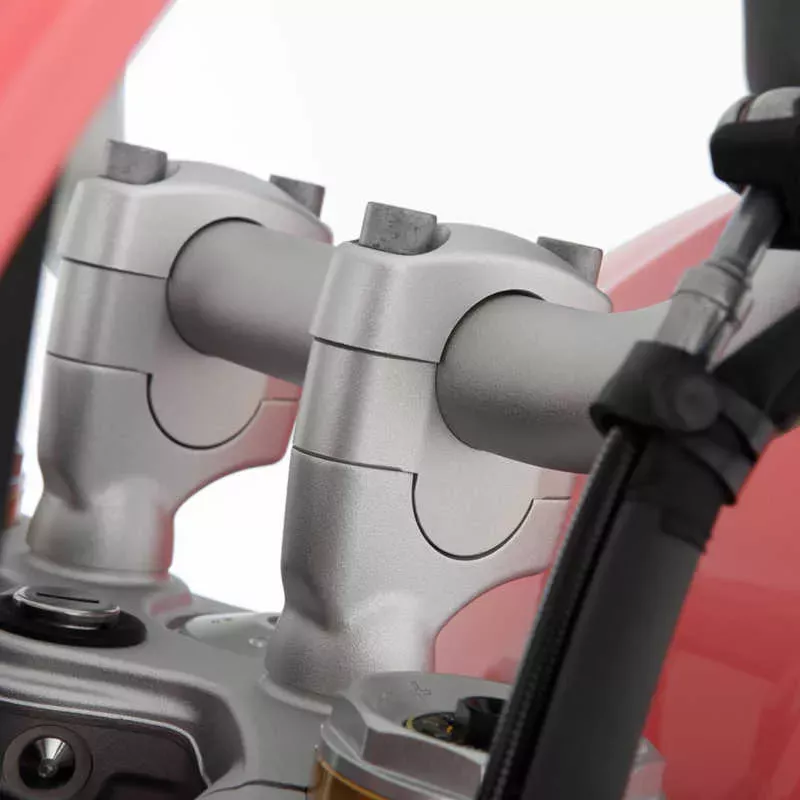 Handlebar riser 20mm Wunderlich BMW R 12 & R12 NineT - silver picture 1