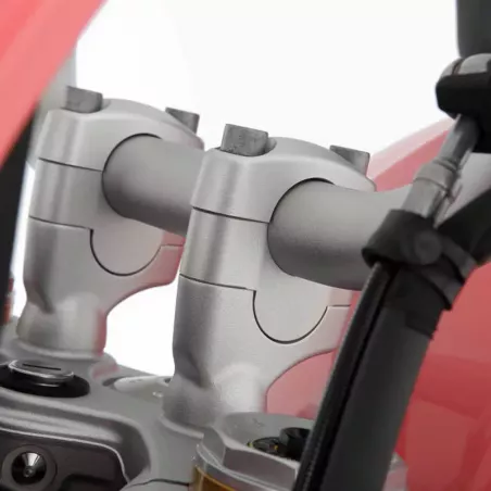 Rehausseur de guidon 20mm Wunderlich BMW R 12 & R12 NineT - argent image 1