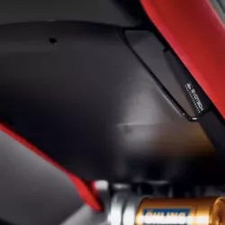 Evotech Performance Triumph Street Triple 765 RS (2020-2022) passenger footrest removal picture 2