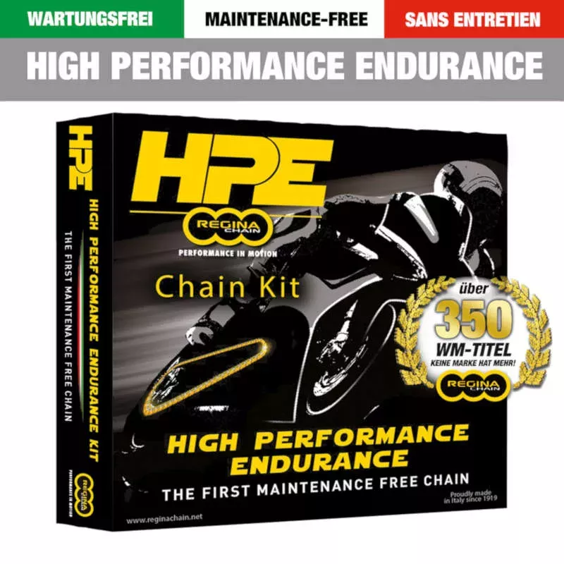 HPE 525 Regina 128-link chain set  BMW S 1000 XR - gold picture 1